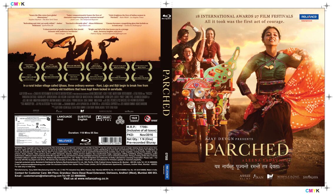 Parched (2016) DVD Released from Reliance Entertainment